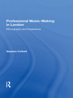 cover image of Professional Music-Making in London